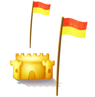 Flag white Castle