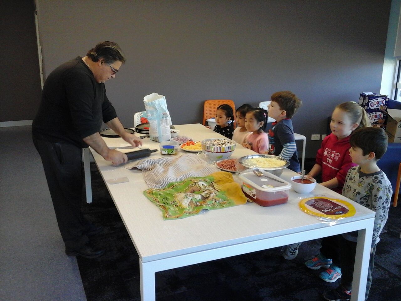 Julie Visitor Cooking